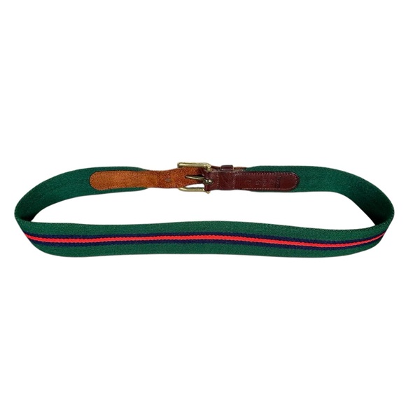 COACH Vintage Wool & Leather Surcingle Belt - Picture 5 of 6